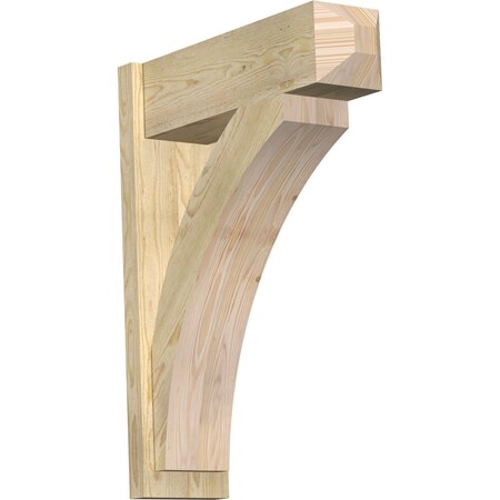 Ekena Millwork Thorton Rough Sawn Craftsman Outlooker, Douglas Fir, 8"W x 26"D x 34"H OUT08X26X34THR04RDF
